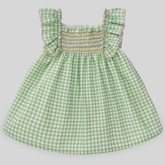 VESTIDO PARASOL VERDE HIERBA