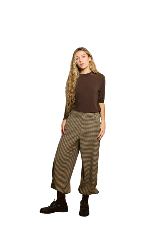 PANTALON BOMBACHO PATA DE GALLO