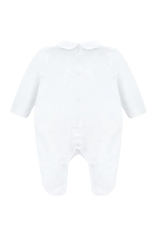 PELELE INTERLOCK NIÑO BLANCO & CELESTE