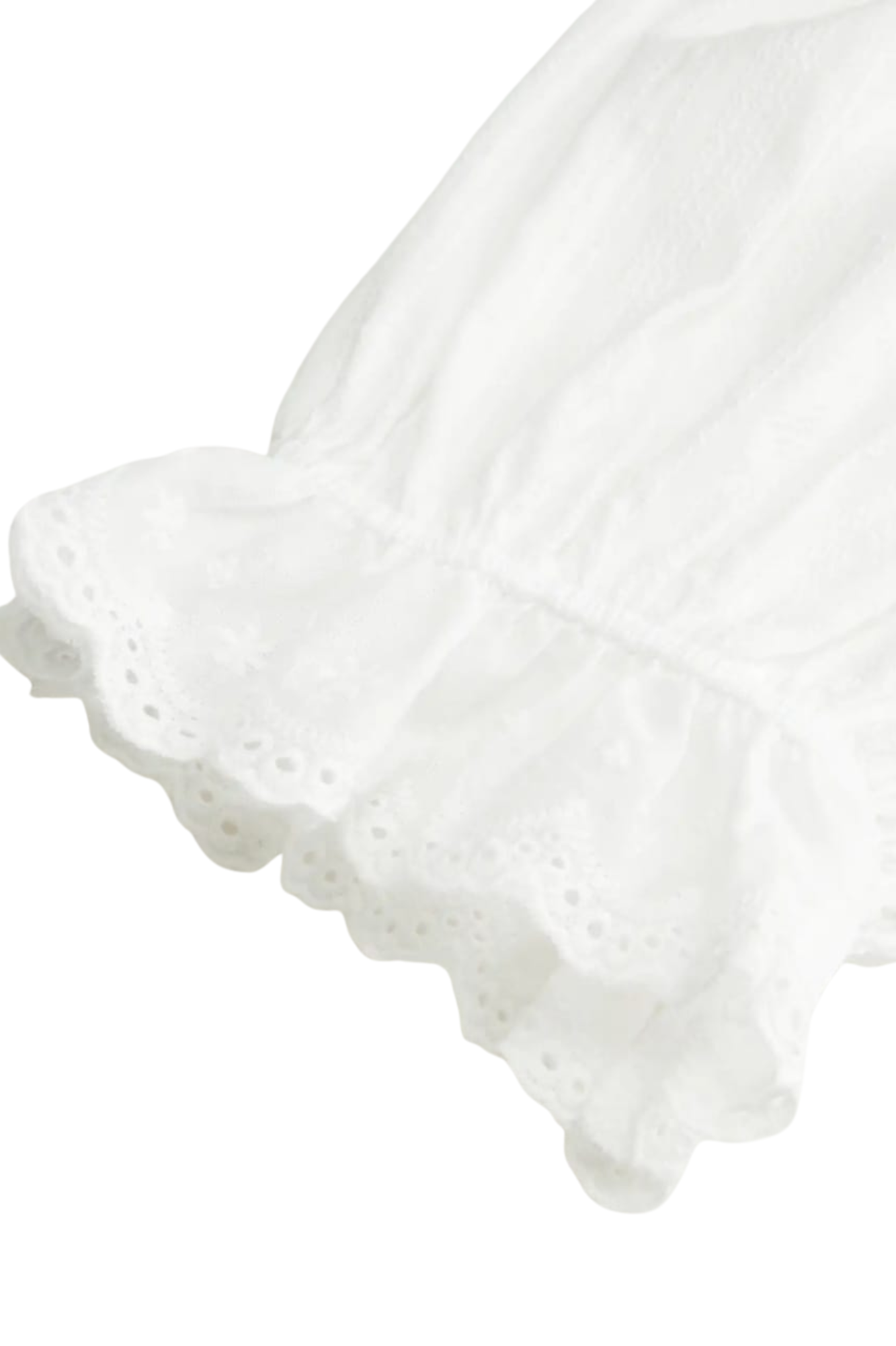 BRODERIE WHITE BLOUSE