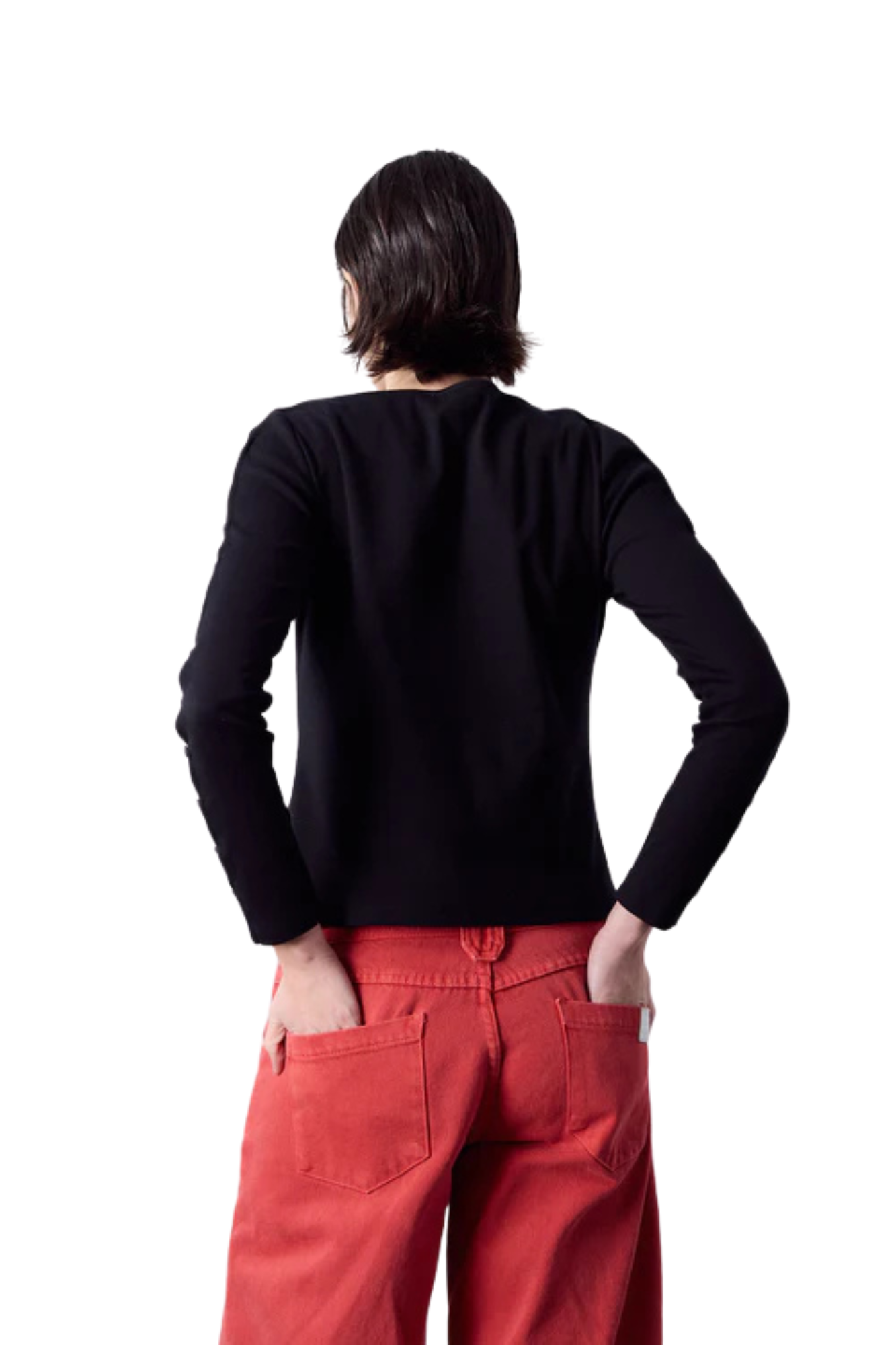 CAMISETA BOTONES NEGRO