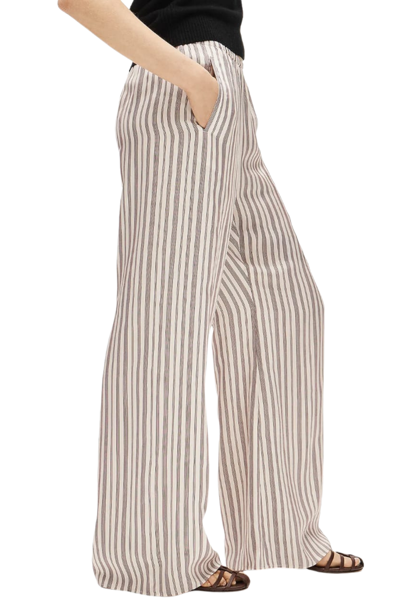 COSMO PANT NATURAL BURGUNDY