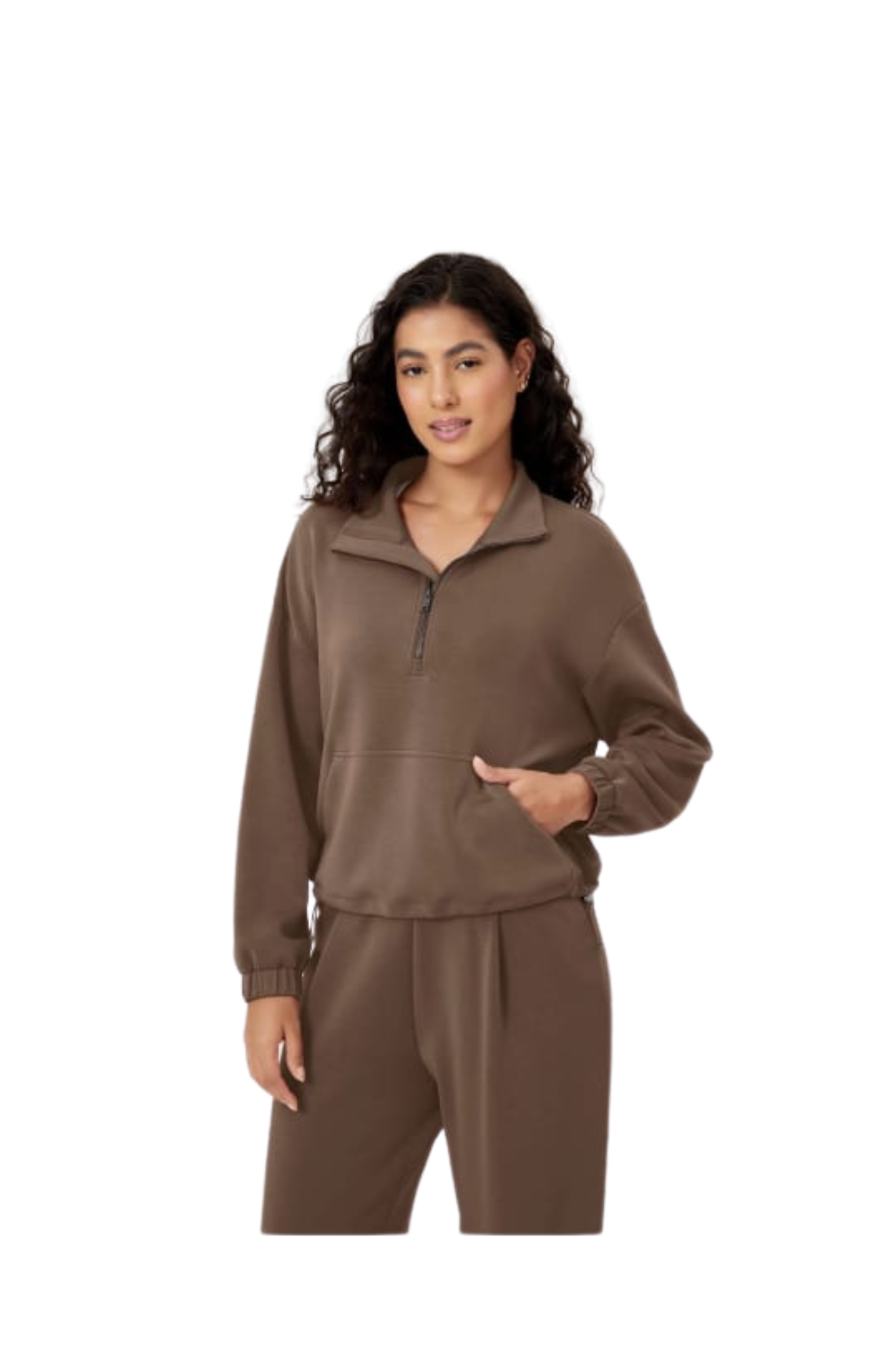 SET SWEATER & PANT BROWN