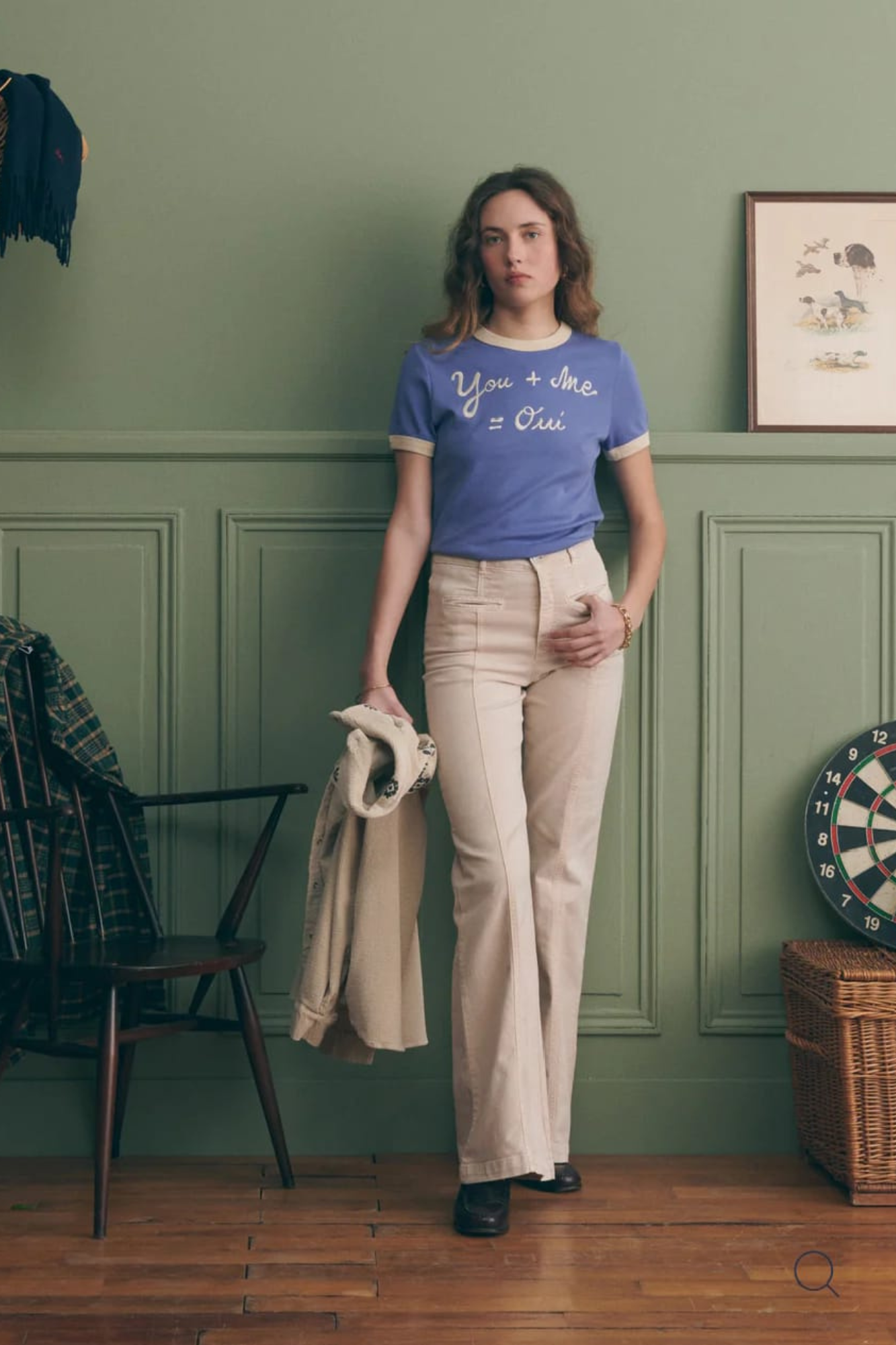 MONTHERLANT YOU ME OUI/GOTS BLUE-CREAM