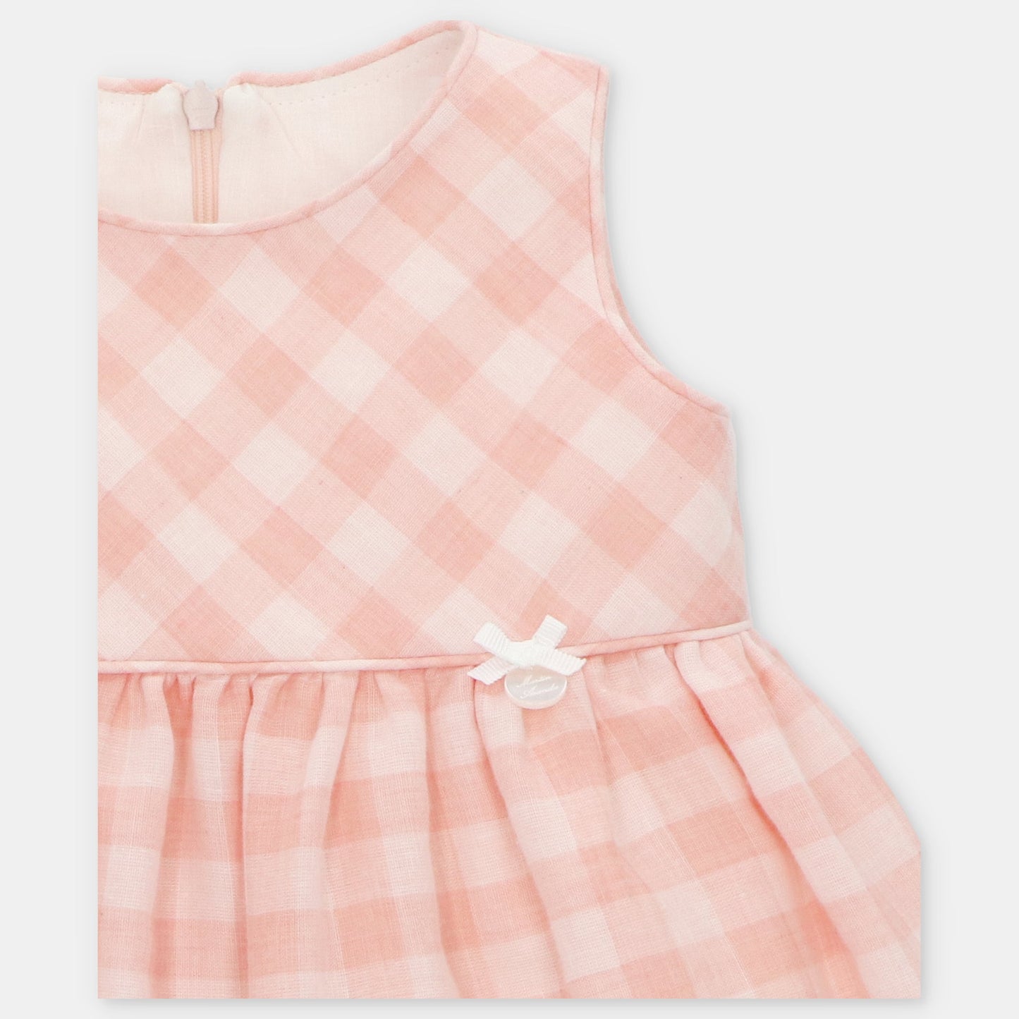 VESTIDO TELA CUADROS NIÑA TOLOUSE