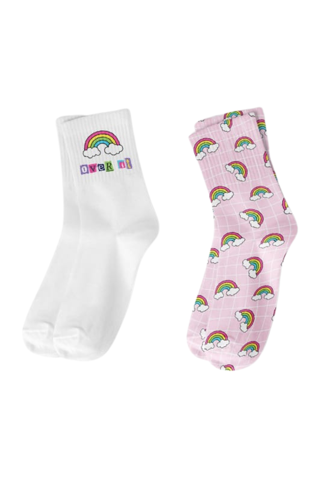 CREW SOCK 2 PACK - RAINBOW