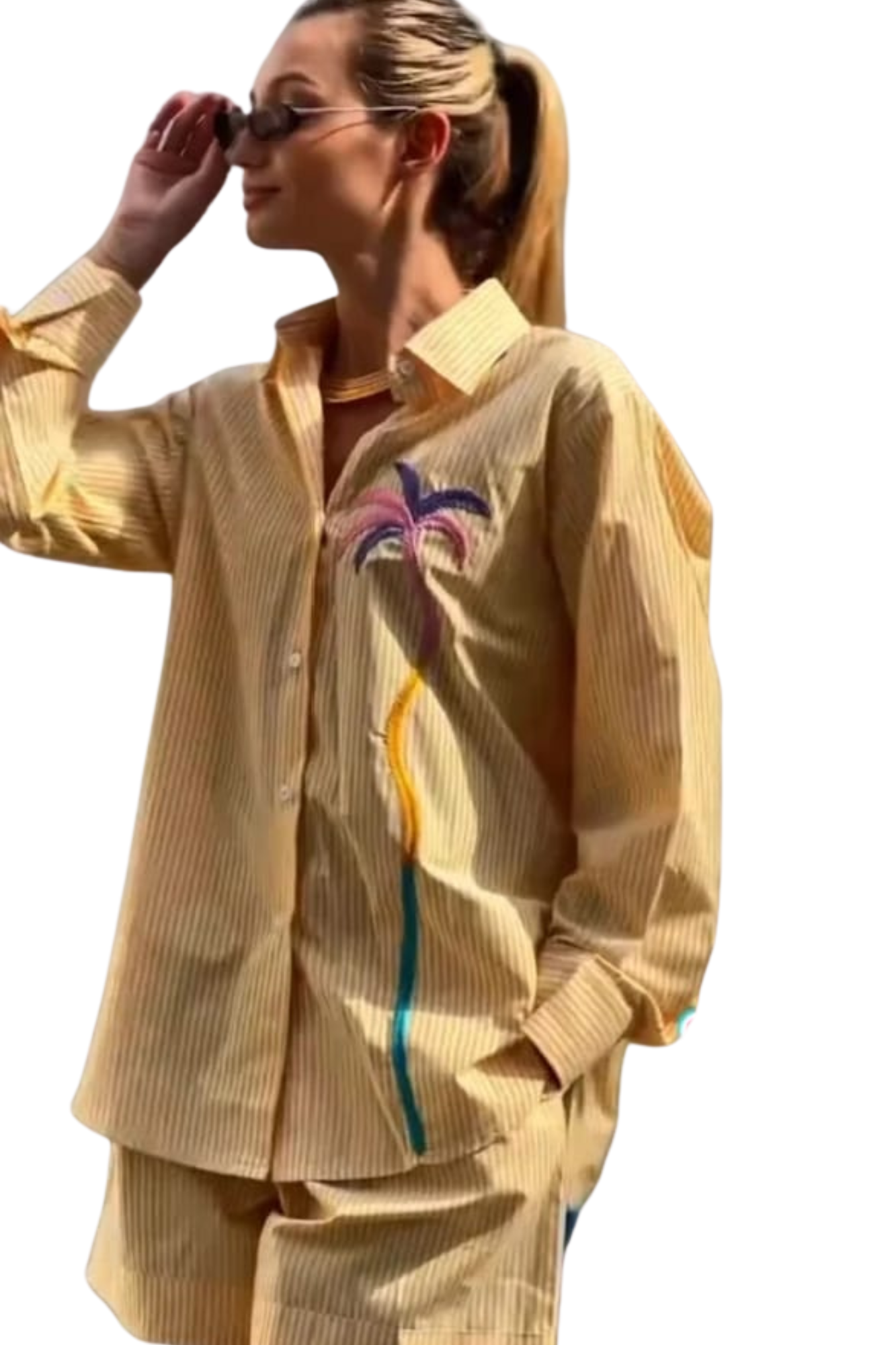 YELLOW STRIPED SET