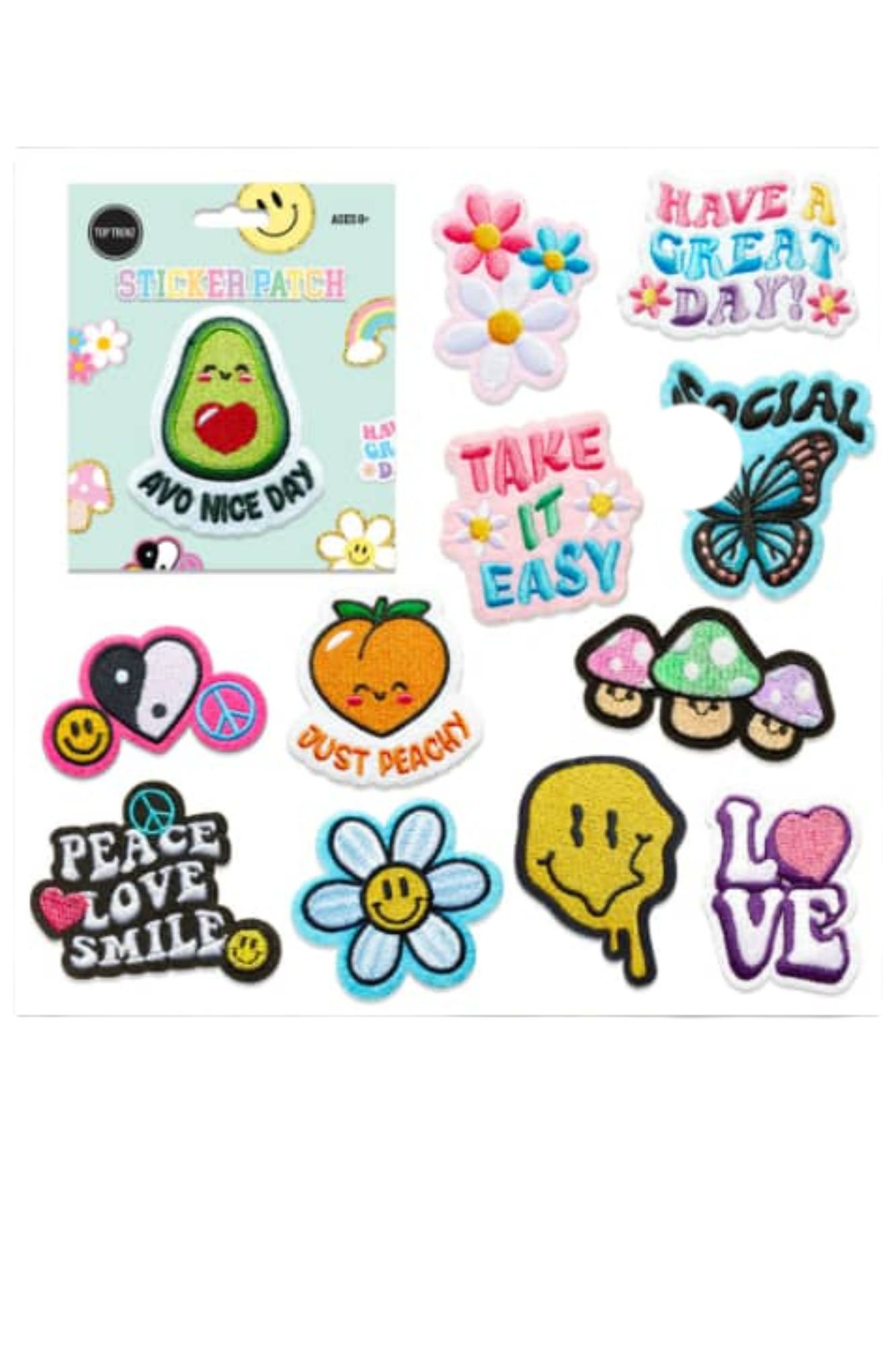 EMBROIDERED STICKER PATCH