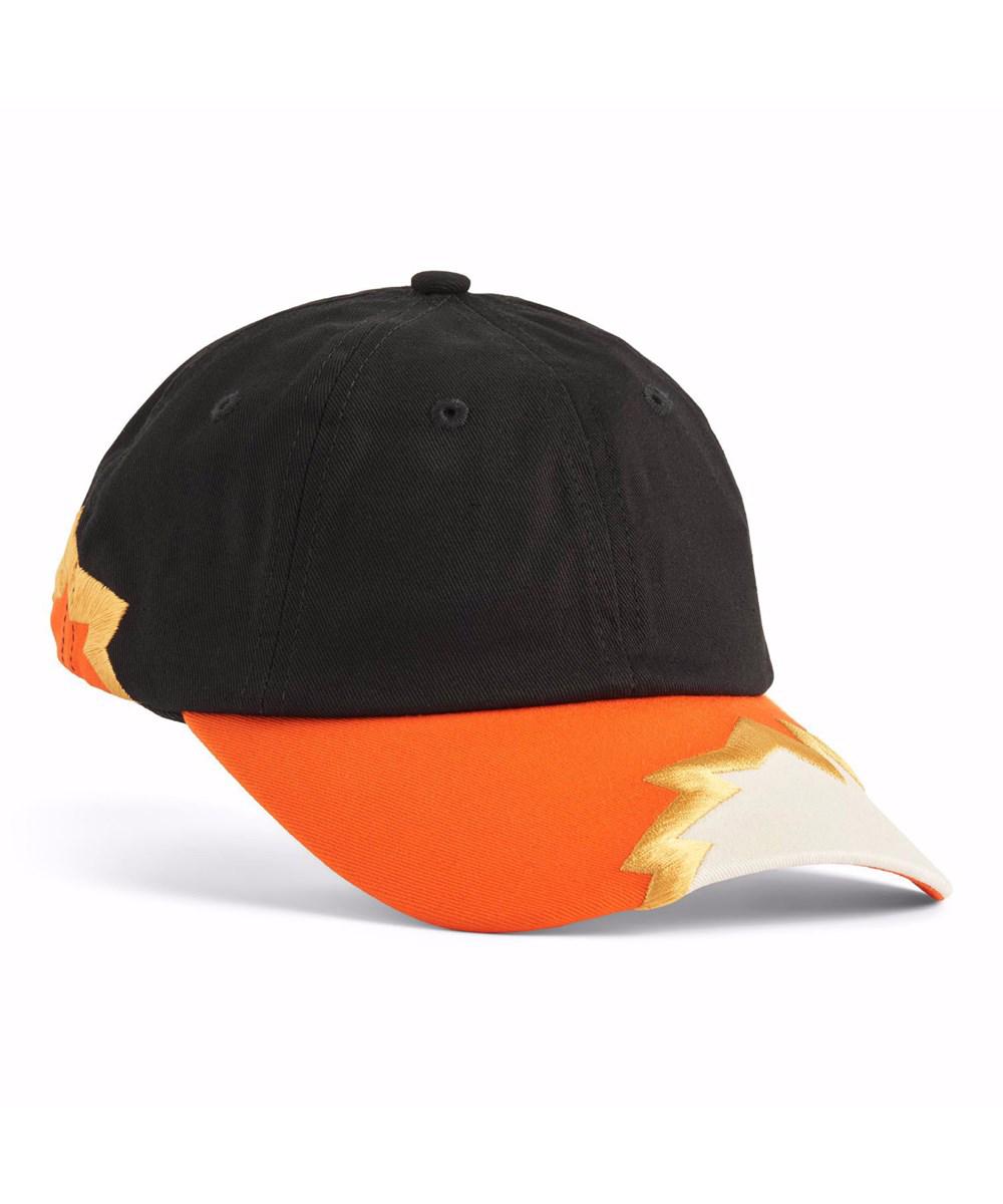 STEEL - JR HATS BLACK ORANGE