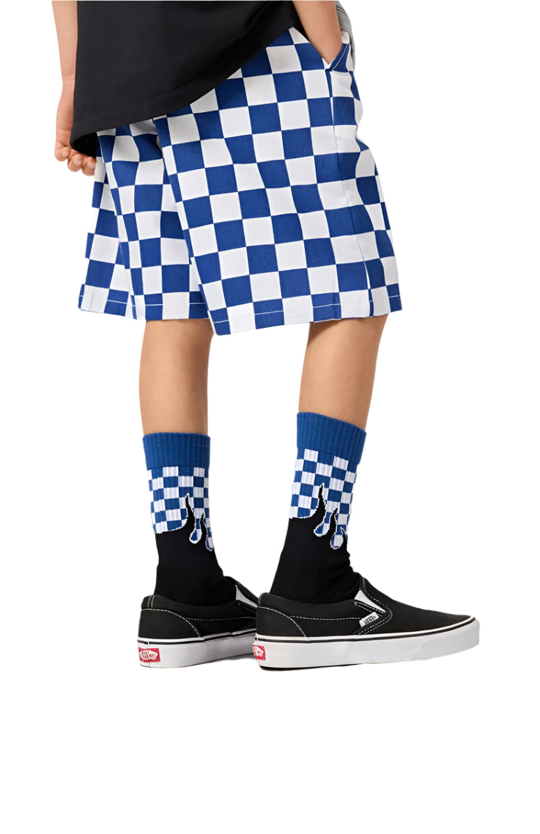 NORMAN - SOCKS BLUE FLAMES