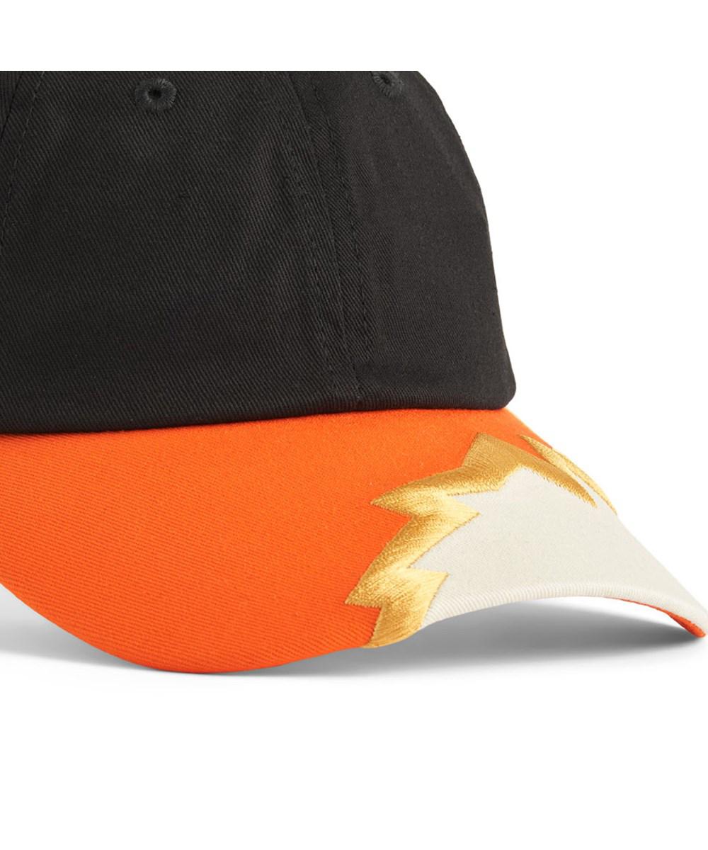 STEEL - JR HATS BLACK ORANGE