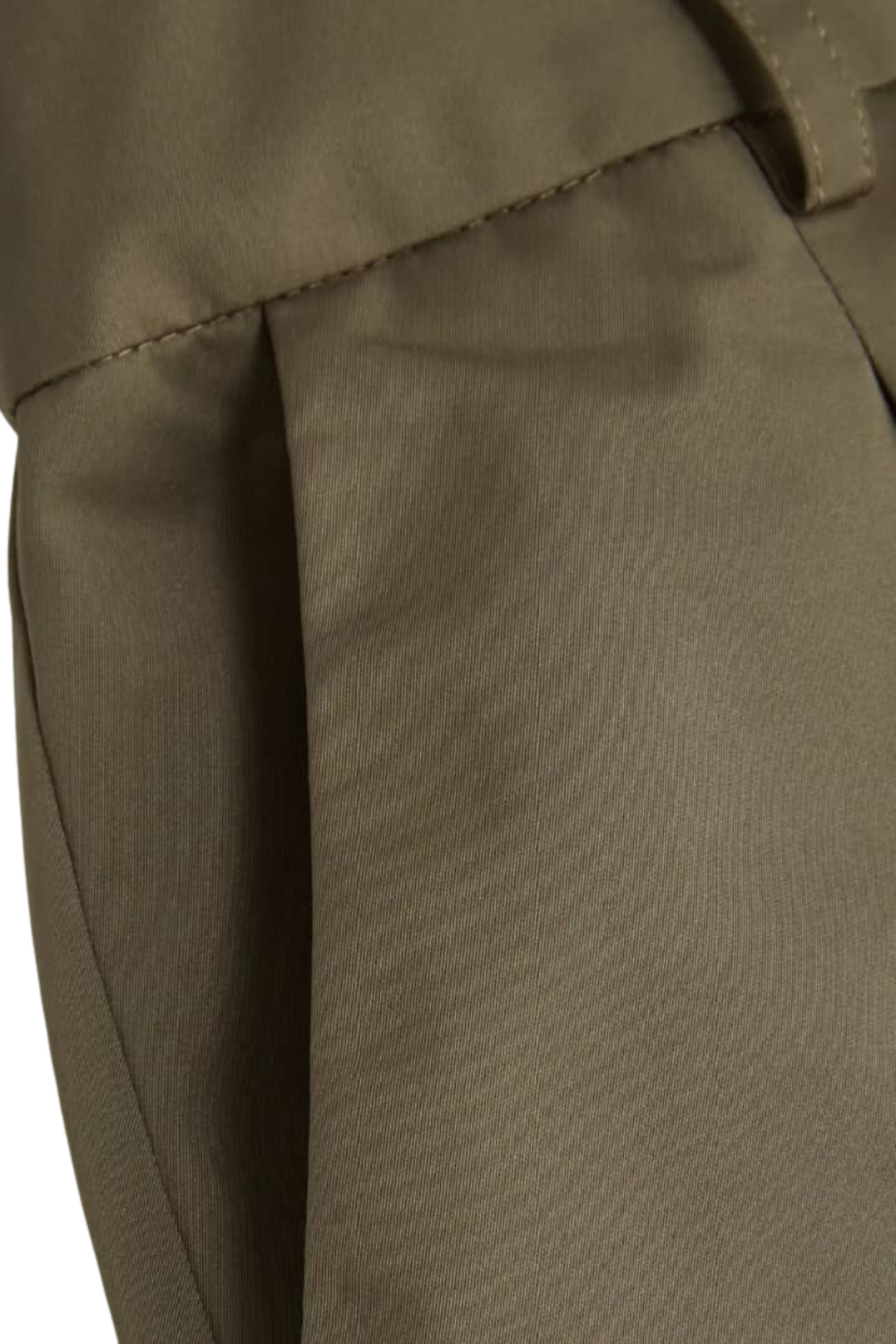 DARK GREEN WIDE LEG CARGO PANTS