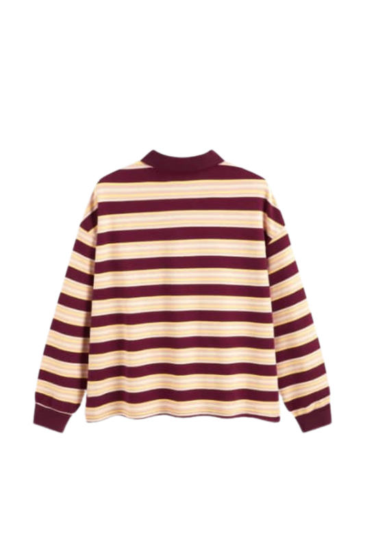 COTTON STRIPE POLO