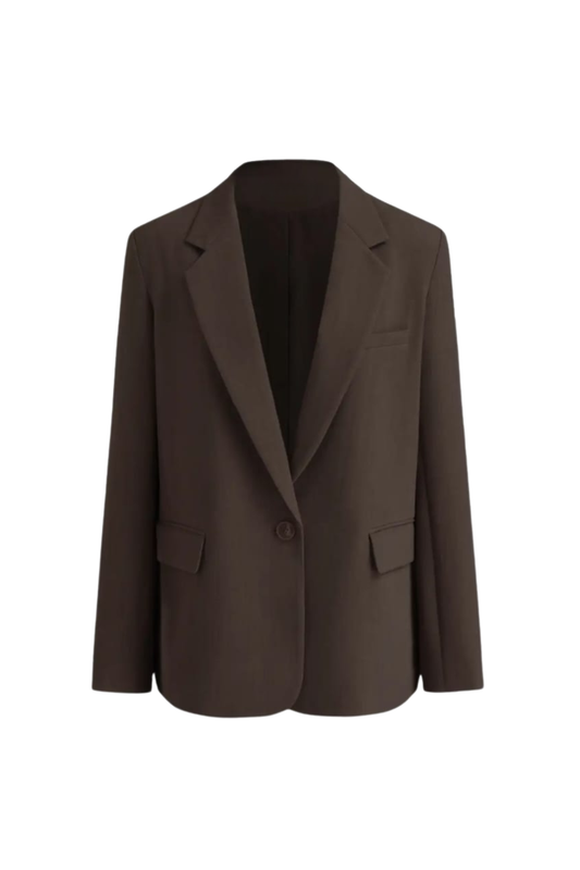 OVERSIZED BROWN BLAZER