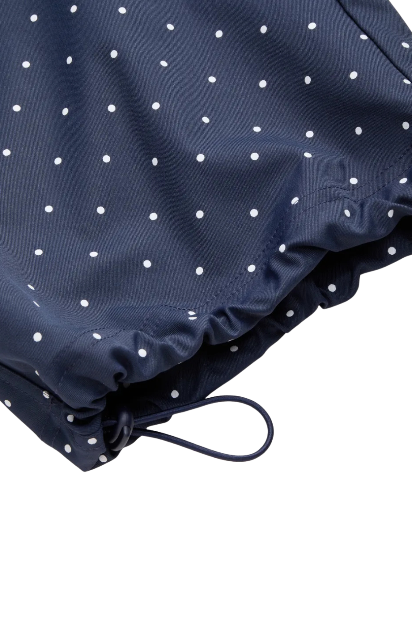 POLKA DOT ELASTIC NAVY PANTS