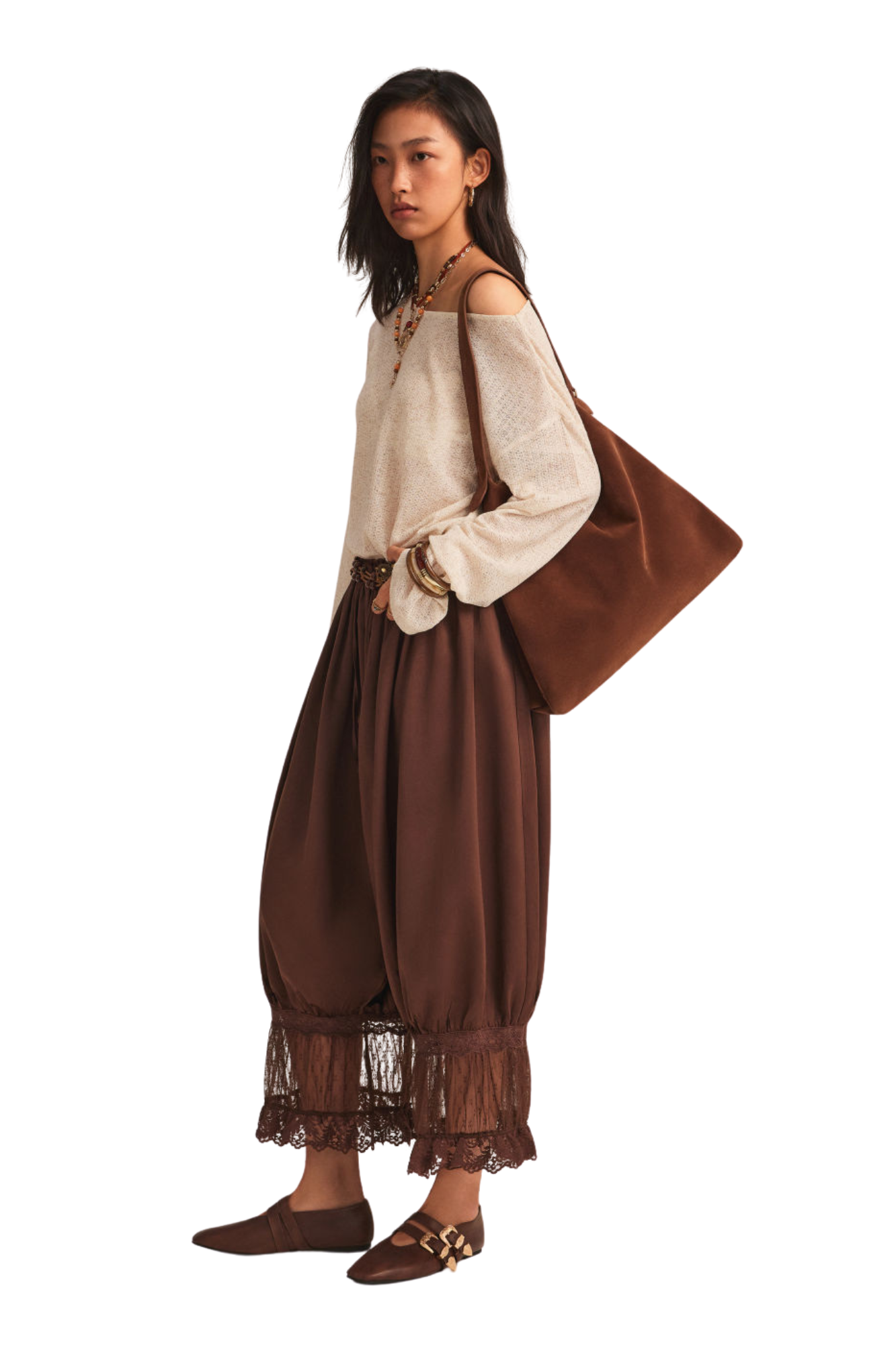 CROPPED COFFEE BLOOMER