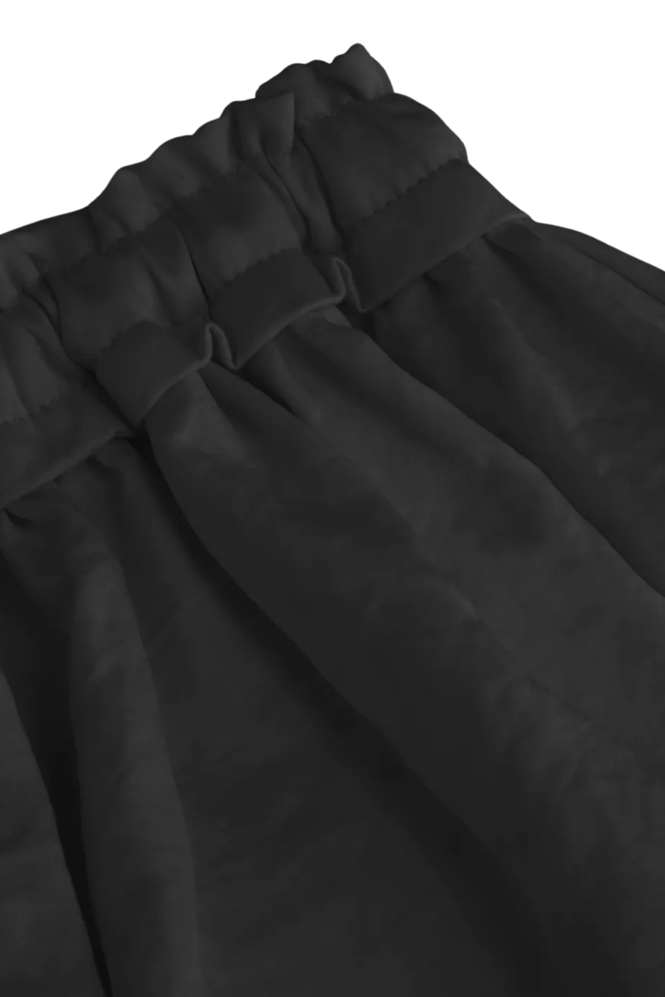 CROPPED BLACK BLOOMER