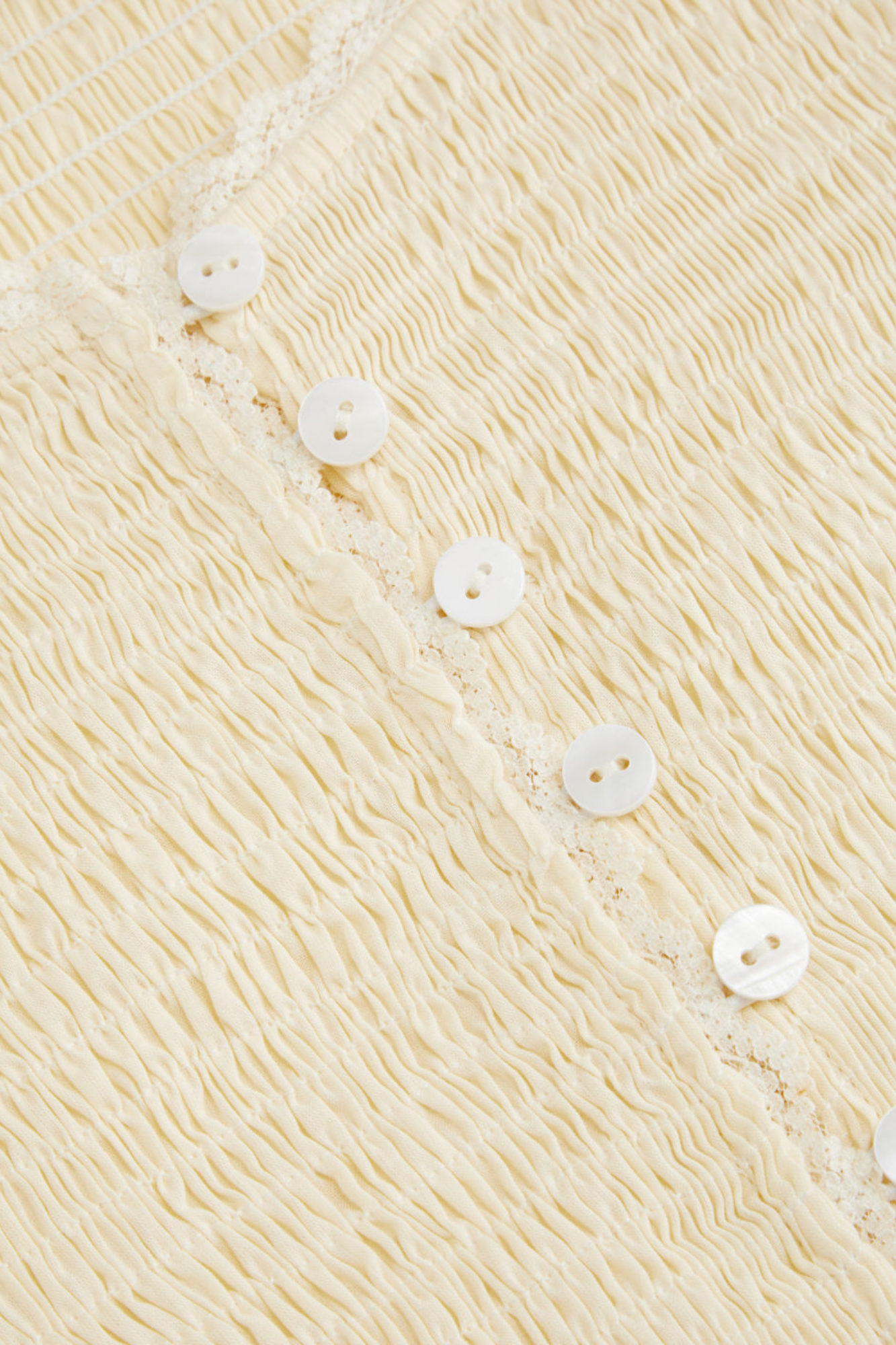 CROP RUFFLE BLOUSE CREAM