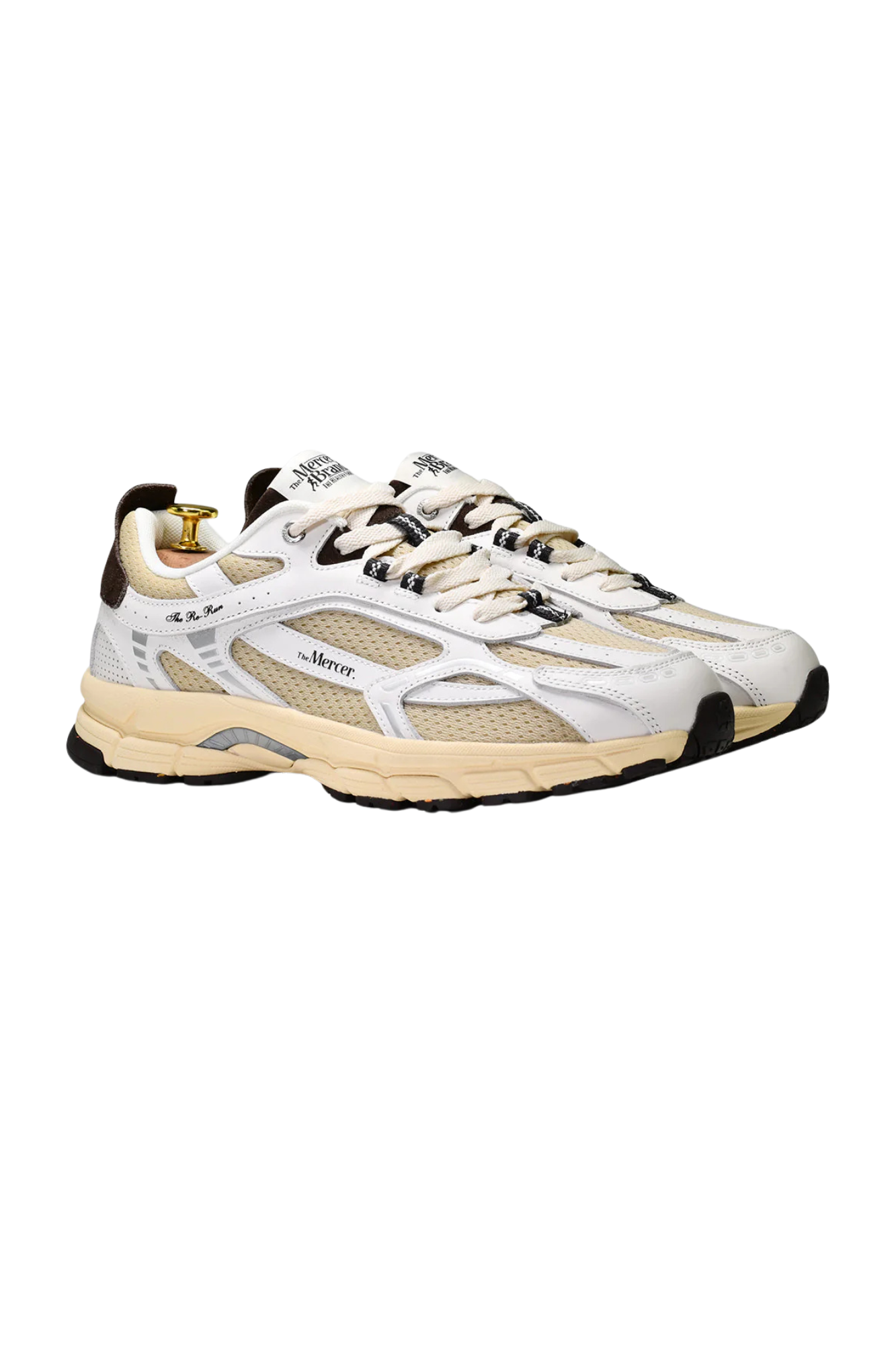 THE RE-RUN VINTAGE WHITE & BROWN