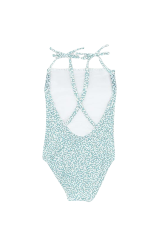 TRAJE DE BAÑO NIÑA PICNIC VERDE