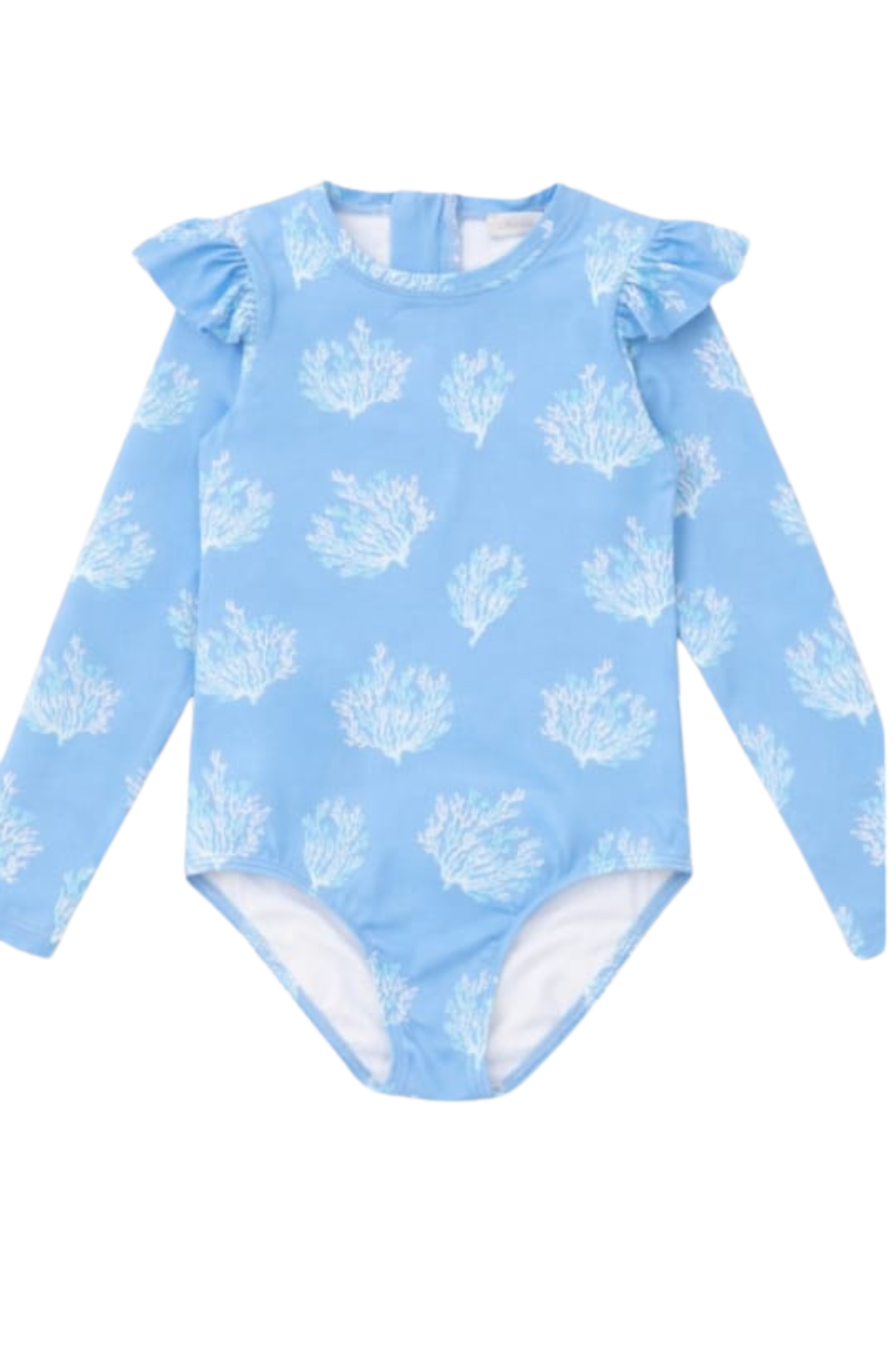 TRAJE DE BAÑO NIÑA MANGA LARGA AZUL