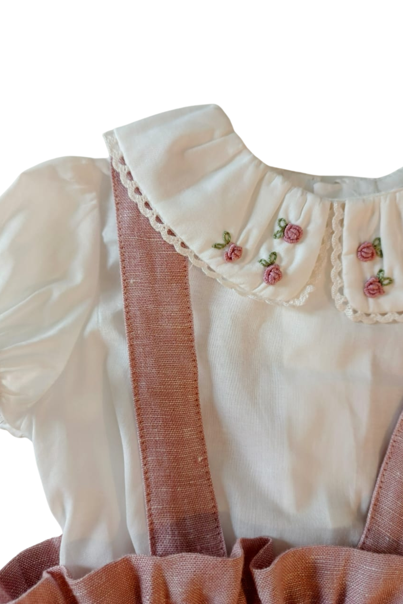 CONJUNTO BRAGA NIÑA TORONTO ROSA EMPOLVADO