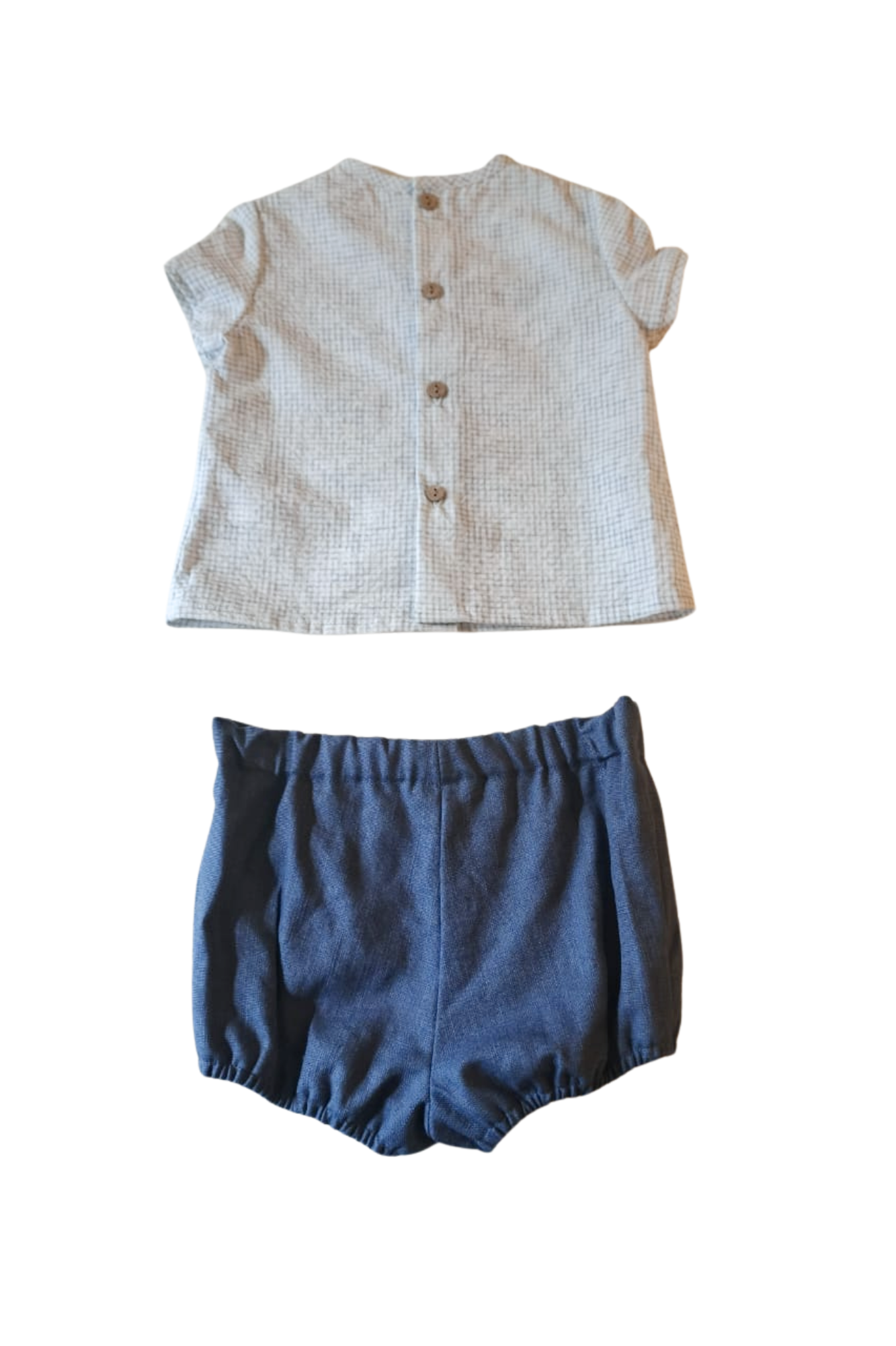 CONJUNTO NIÑO WINNIPEG AZUL EMPOLVADO
