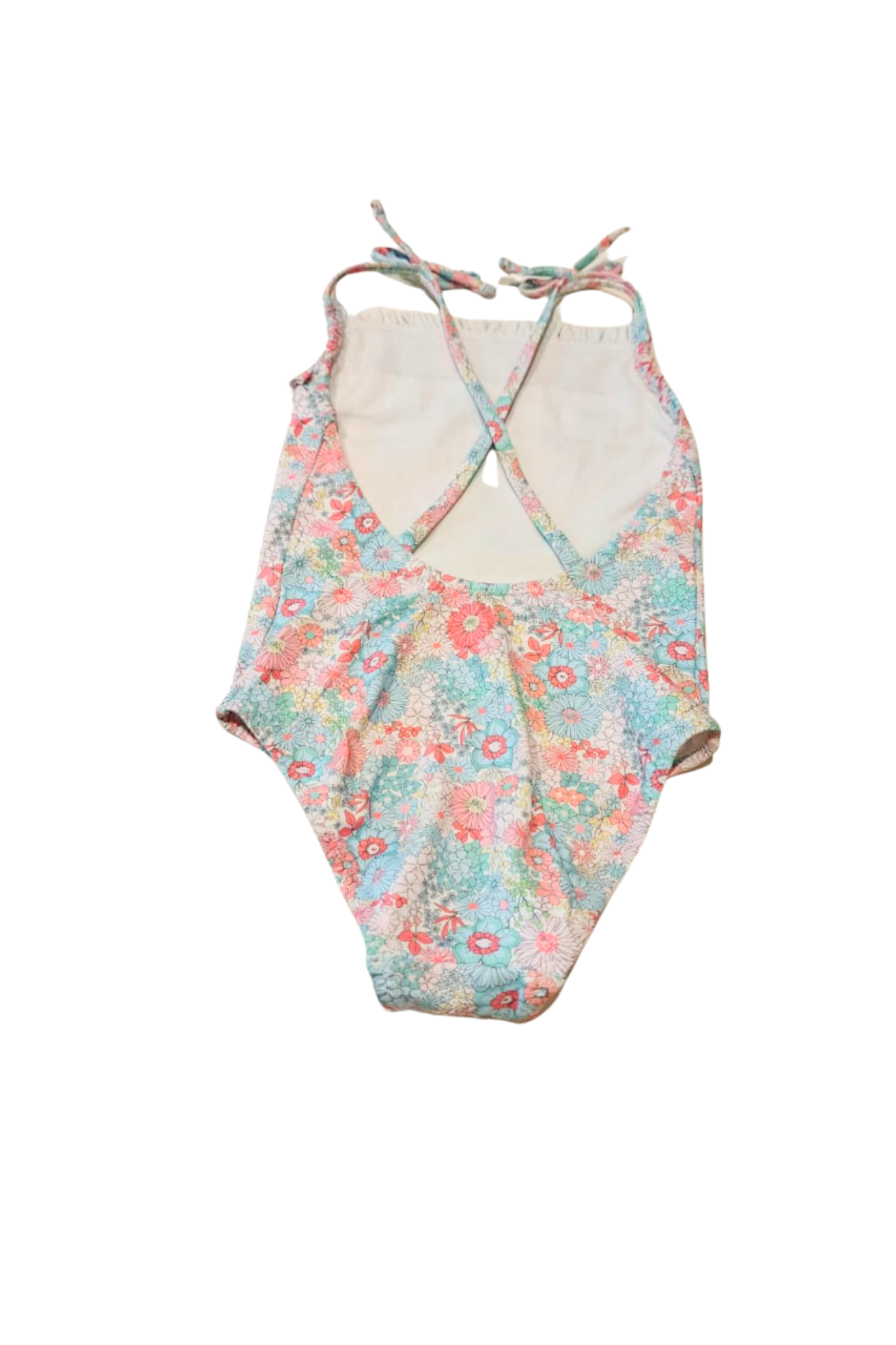 TRAJE DE BAÑO NIÑA PICNIC CORAL