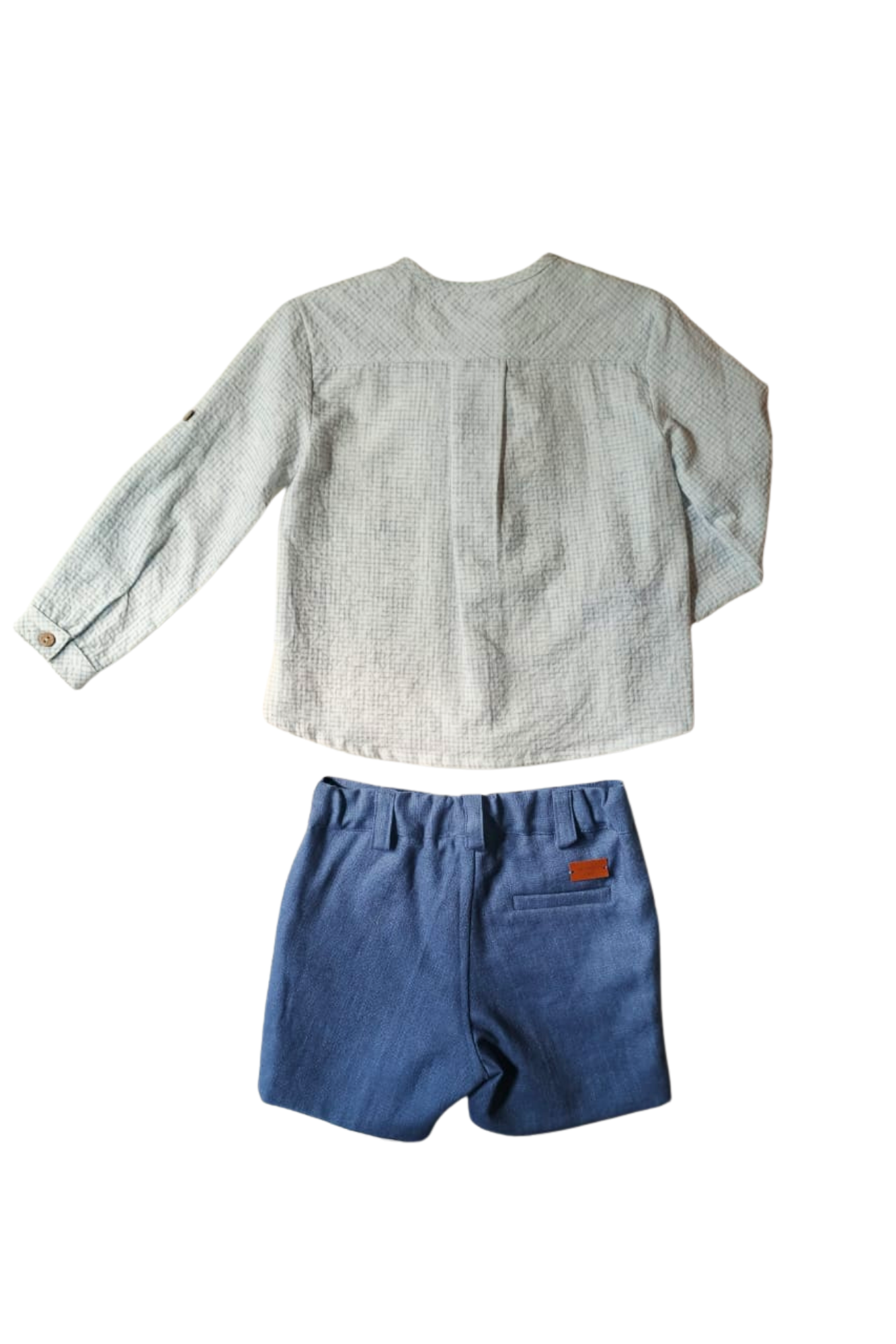 CONJUNTO MANGA LARGA WINNIPEG AZUL EMPOLVADO