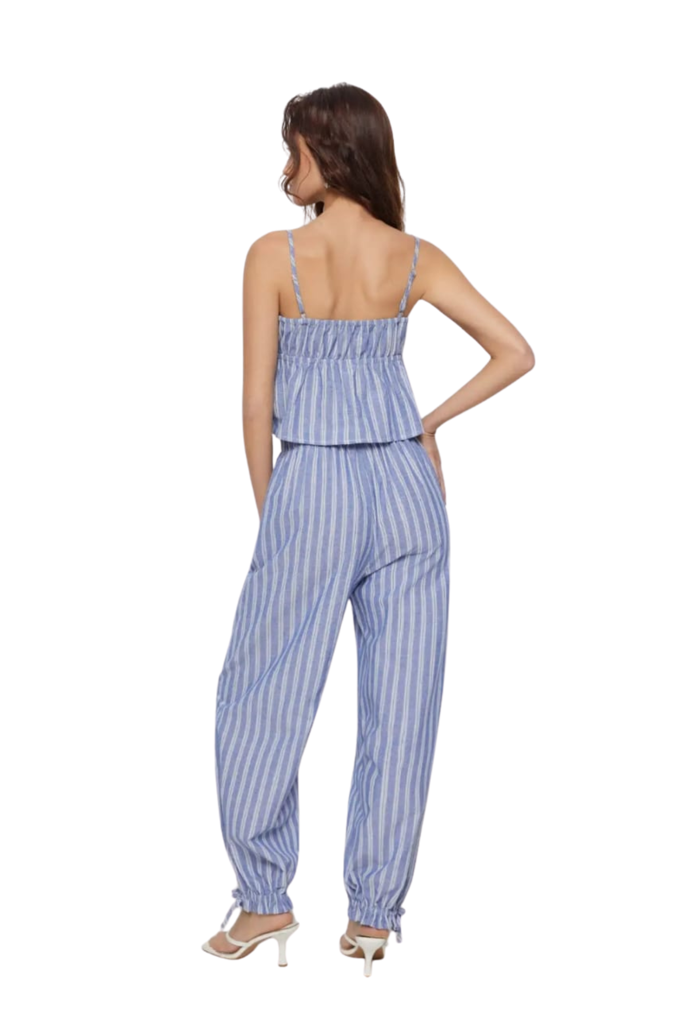 COTTON STRIPE BLUE SET