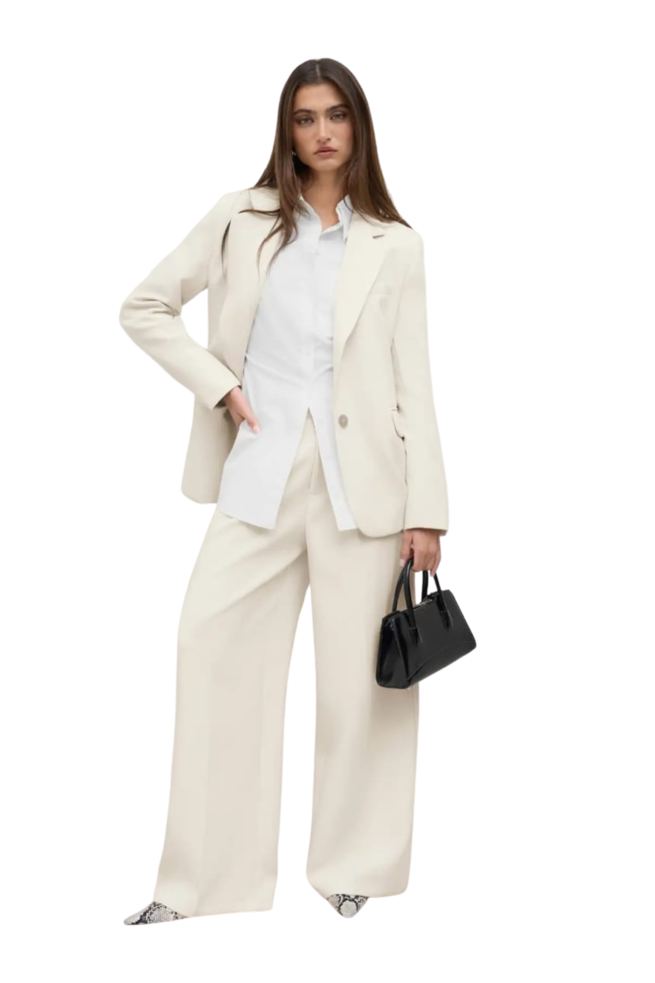 OVERSIZED OFF WHITE BLAZER
