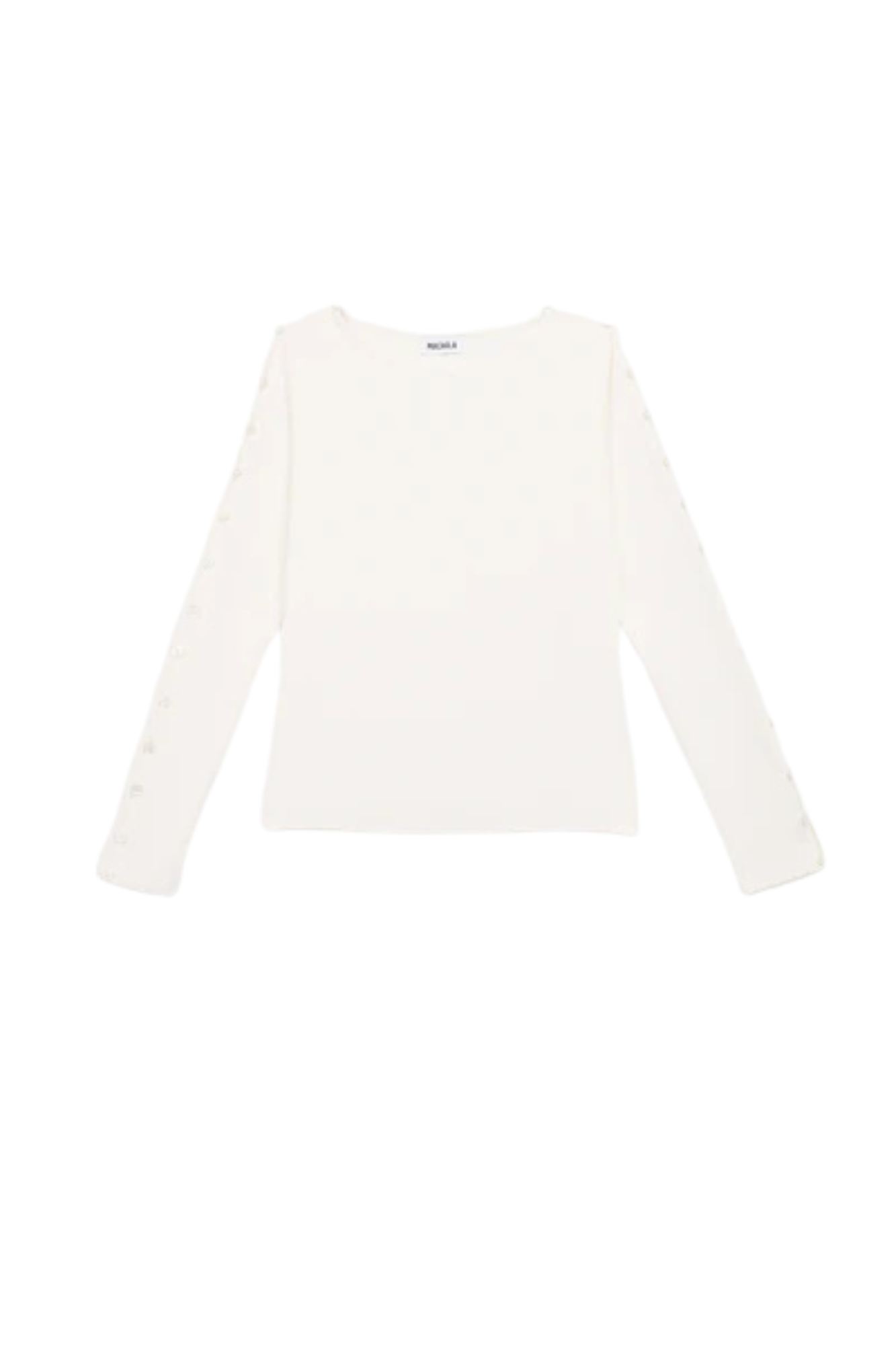 CAMISETA BOTONES BLANCA
