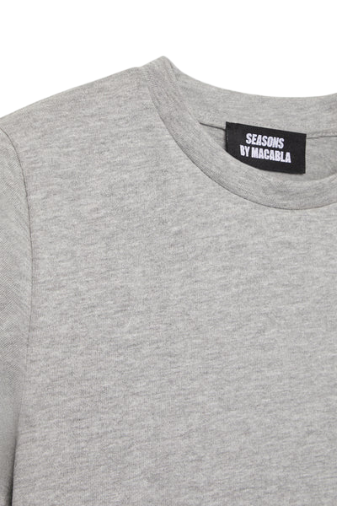 CAMISETA ALGODON GRIS