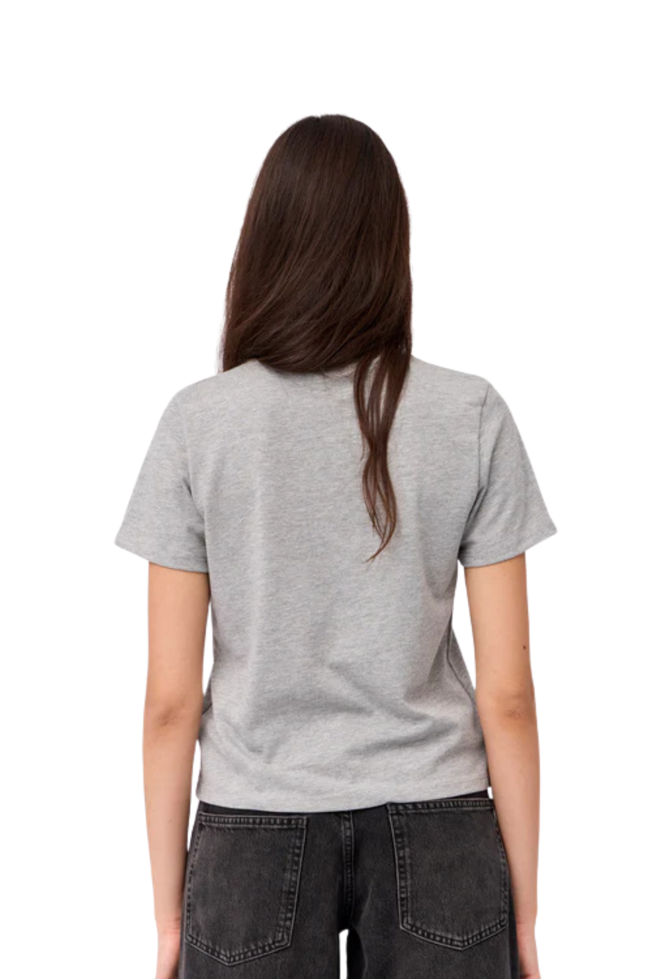 CAMISETA ALGODON GRIS