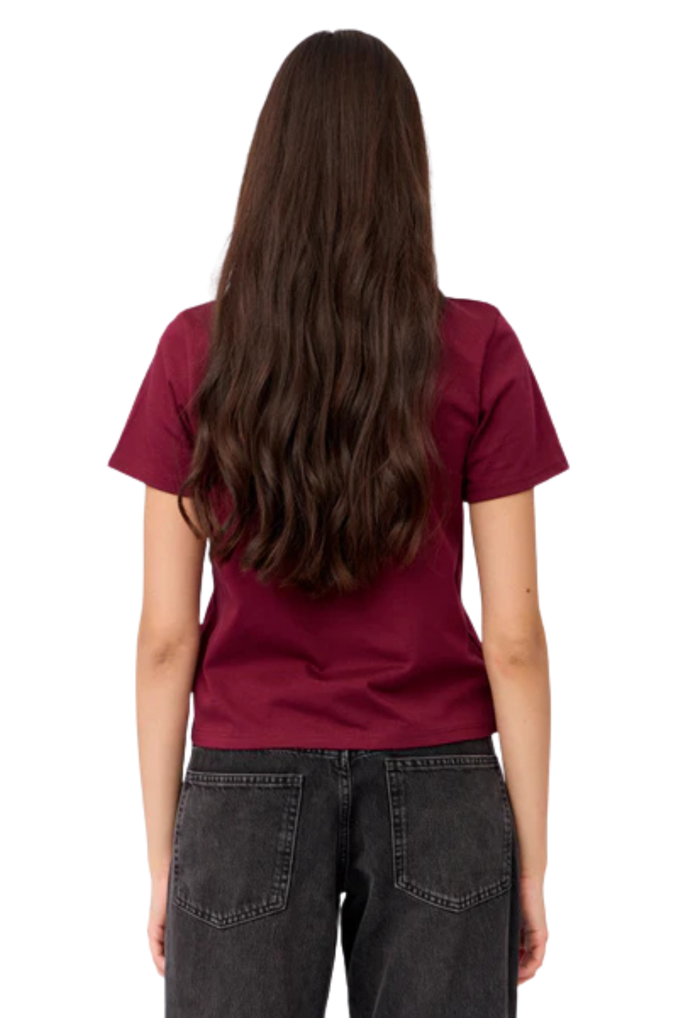 CAMISETA ALGODON GRANATE