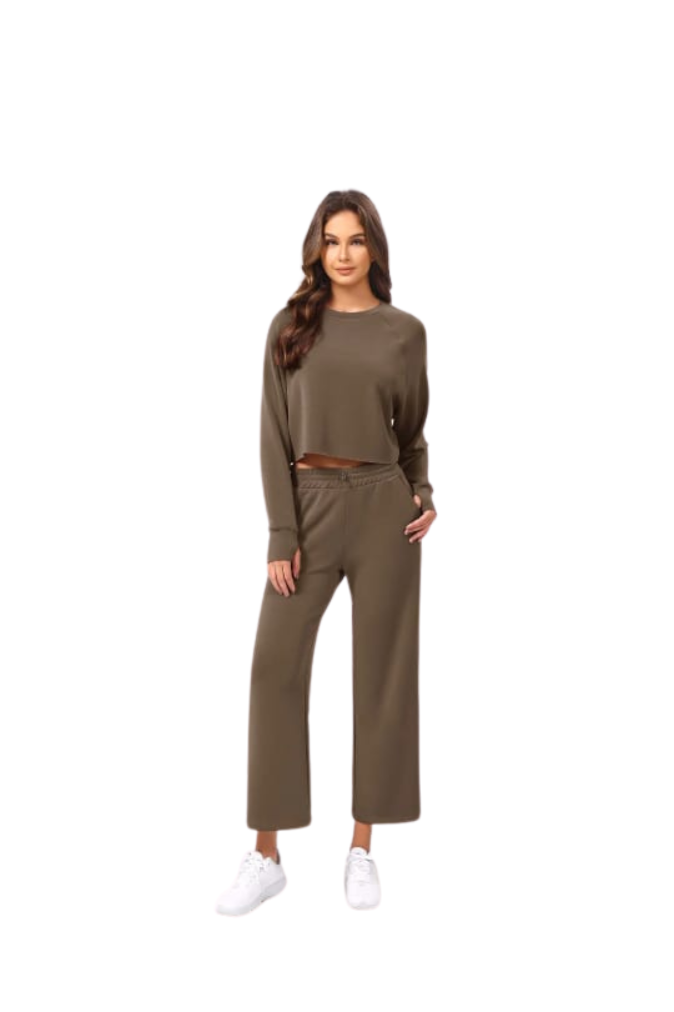 SET SWEATER & PANT BROWN