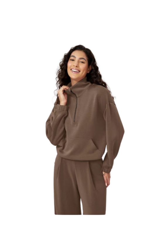 SET SWEATER & PANT BROWN