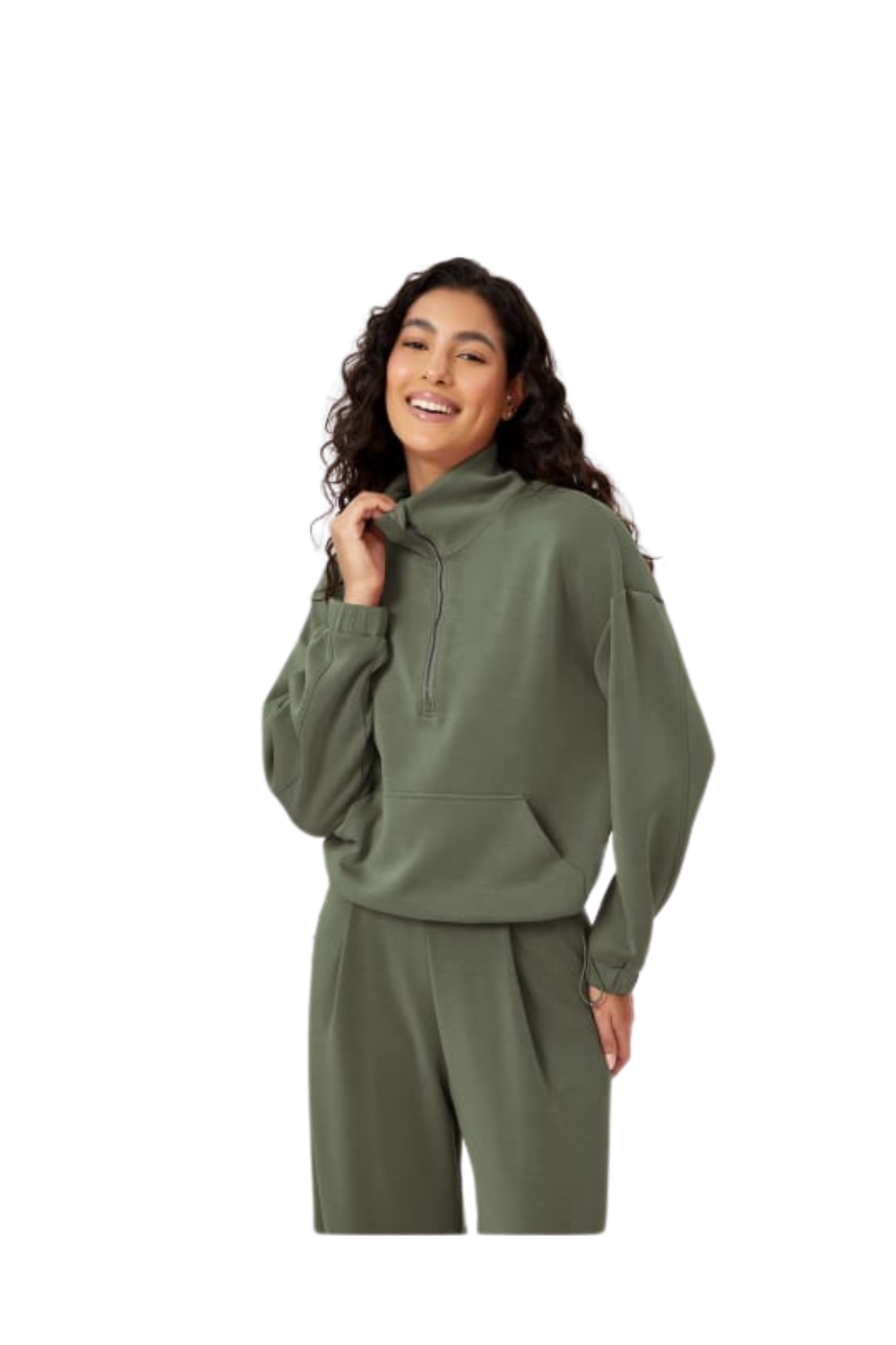 SET SWEATER & PANT GREEN