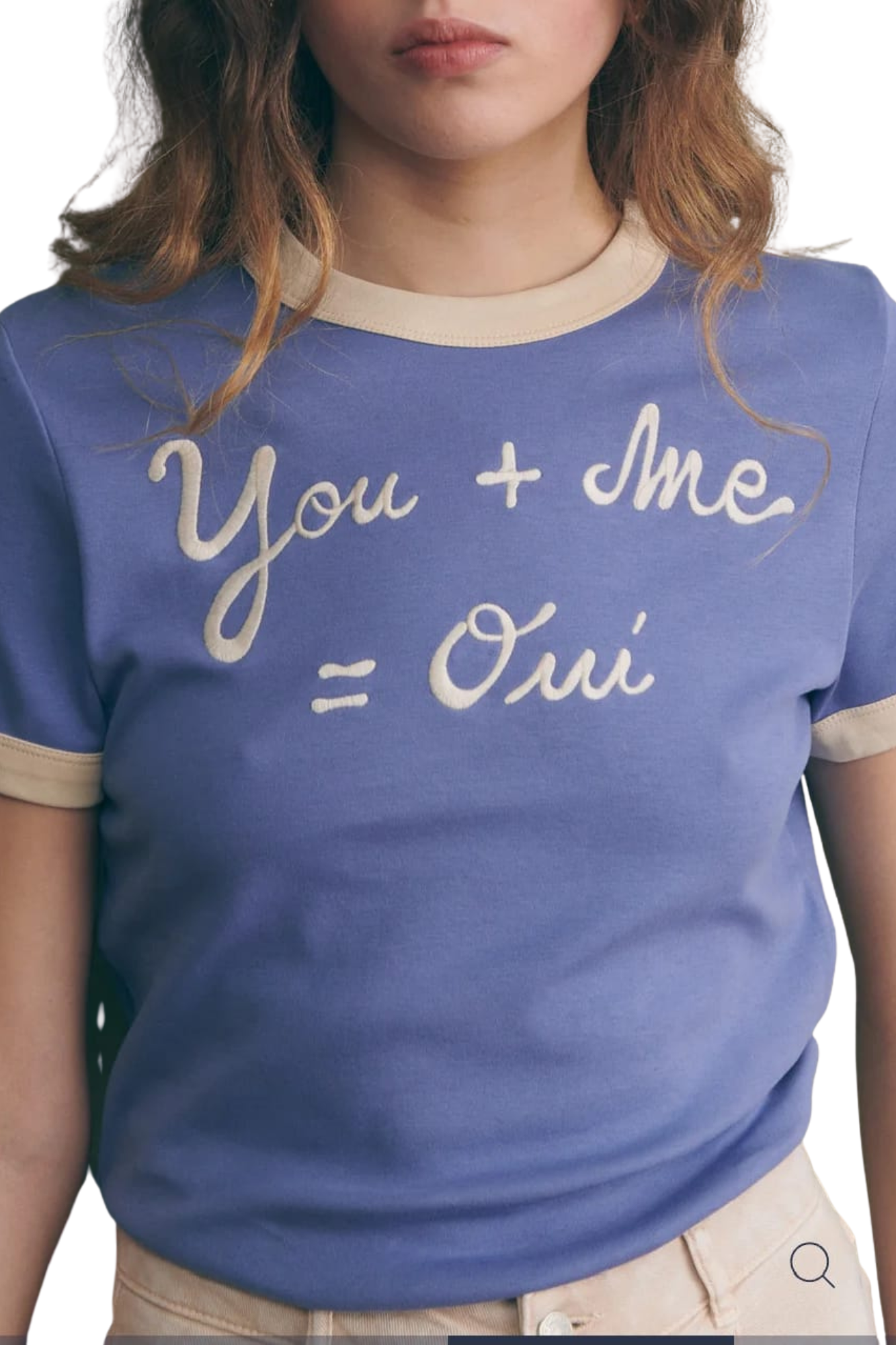 MONTHERLANT YOU ME OUI/GOTS BLUE-CREAM