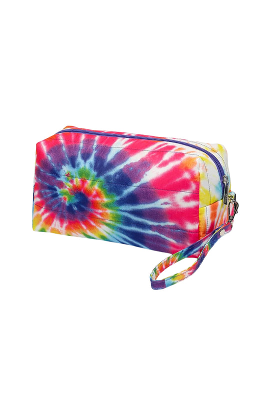 TIE-DYE PUFFER COSMETIC BAG