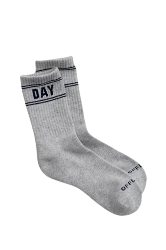 CREW SOCKS SHELL GREY