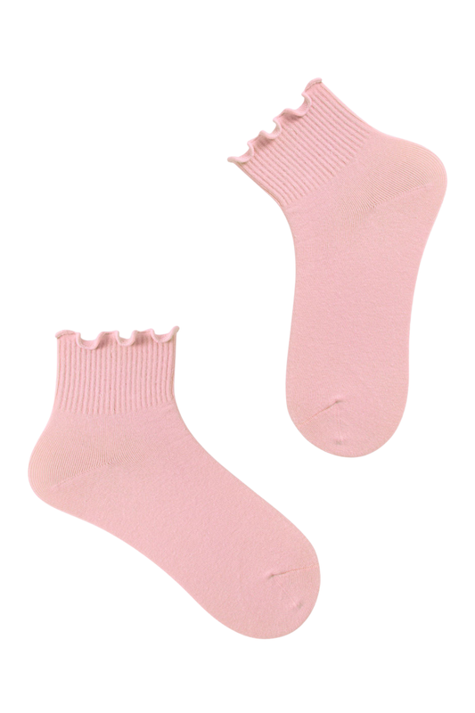 RUFFLE PINK SOCKS
