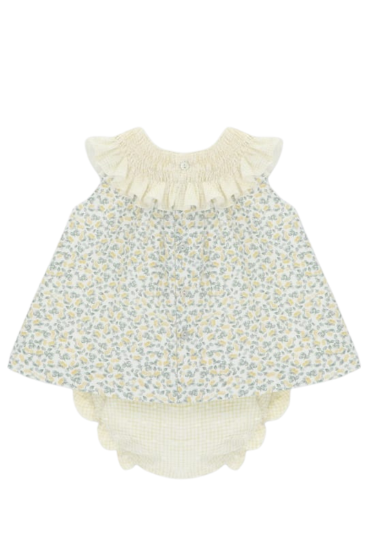 VESTIDO & PANTY NIÑA WINNIPEG AMARILLO