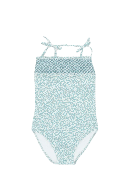 TRAJE DE BAÑO NIÑA PICNIC VERDE