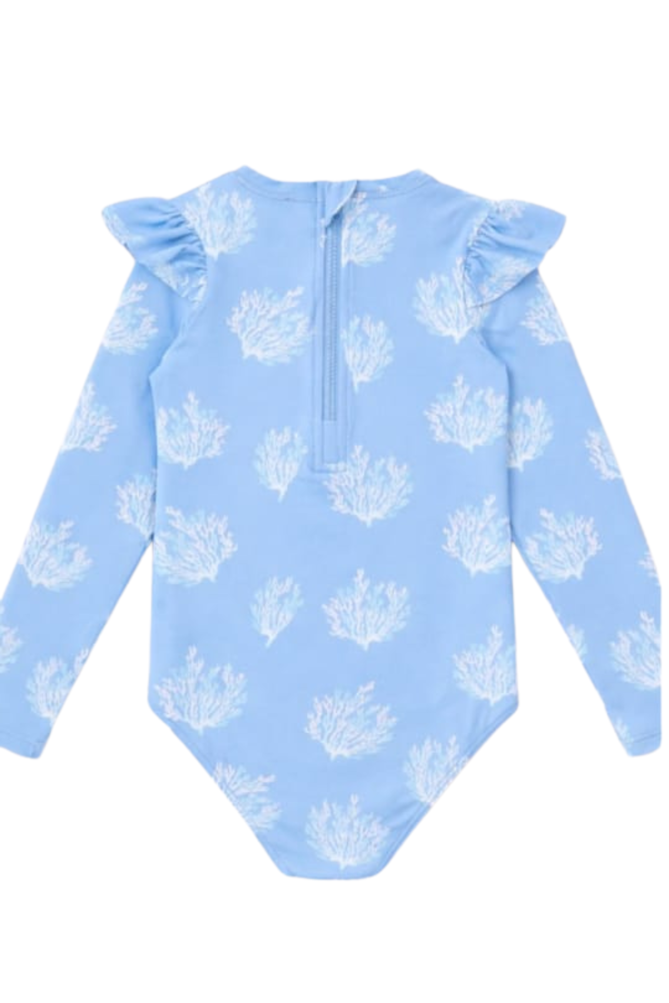 TRAJE DE BAÑO NIÑA MANGA LARGA AZUL