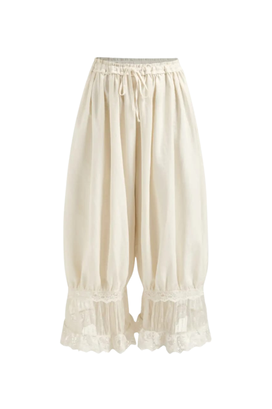 CROPPED CREAM BLOOMER