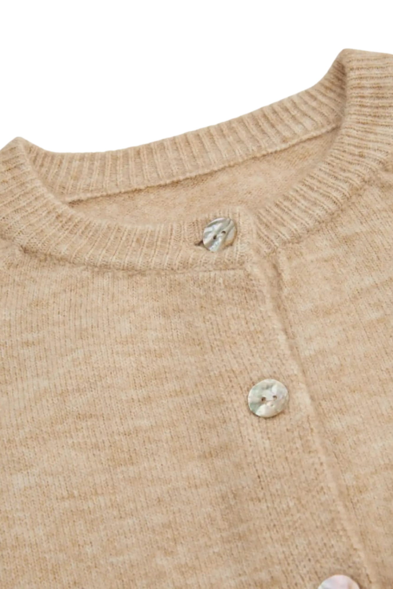KNIT KHAKI CARDIGAN