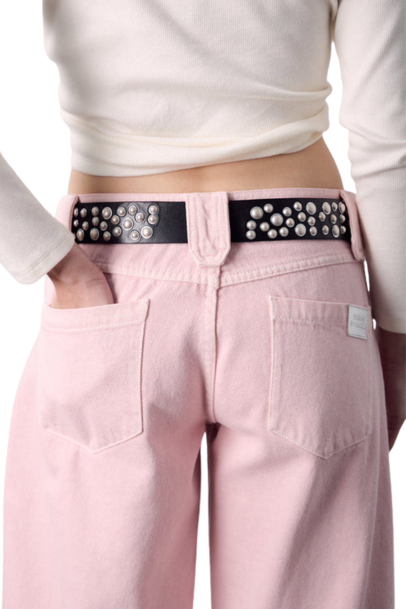CINTURON STUDDED NEGRO